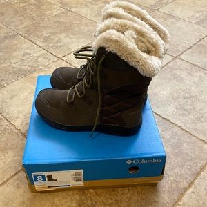 NIB women’s Columbia Ice Maiden II waterproof snow boots size 8. 200G insulation